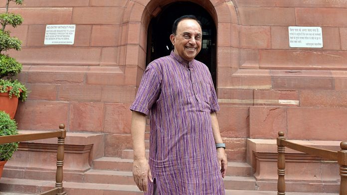 Subramanian Swamy Subramanian Swamy | File photo | ANI
