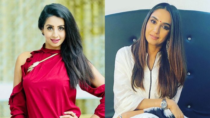 Sanjjana Galrani (L) and Ragini Dwivedi | Twitter | @sanjjanagalrani | @raginidwivedi24 Sanjjana Galrani (L) and Ragini Dwivedi | Twitter | @sanjjanagalrani | @raginidwivedi24